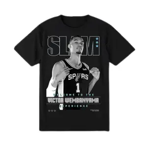 SLAM Victor Wembanyama Experience shirt, Basketball Superstar Graphic shirt for Sports Fans, Vintage Streetwear Game Day Gift
