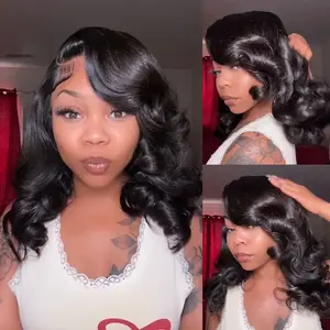 ISEE HAIR 250% Density Side Part Wear Go M-Cap 9x6 Body Wave Blow Out LayerCut Tiny Knots Prebleached Wig Unisex Adjustable Elastic Band #SpringStatements