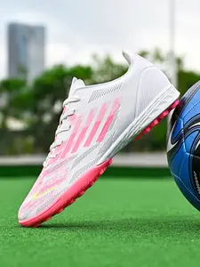 Breathable Men's TF Soccer Cleats for Outdoor Sports, Durable Anti-Slip Design with Strong Grip, Available in Multiple Colors, Soccer Shoes