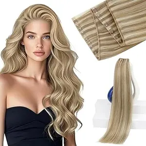 Ve Sunny Butterfly Extensions (Tools not included) 100% Human Hair  OVO Weft for Women, Easy-To-Use Genius Weft for Natural Daily Styling