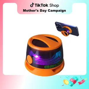 redbeat G300 HD audio Bluetooth speaker Equipped with a subwoofer Magnetic suction ultra portable  Can serve as a phone holder. LED ambient light. 4-hour battery life Electronic gaming trend The auditory experience that headphones cannot replace