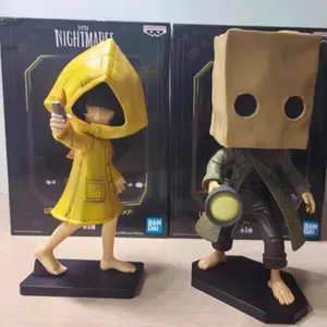Little Nightmares Anime Game Figure Six Mono Pvc Model Cartoon Game Character Desktop Ornament Collection Halloween Kid Toy Gift
