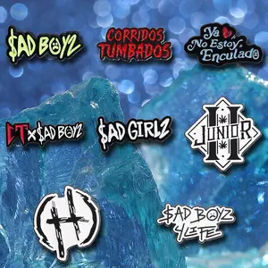 8 pcs colorful vintage letter hatpin durable metal cartoon badge stylish mens hat decoration perfect gift choice non woven fabric Styling pins