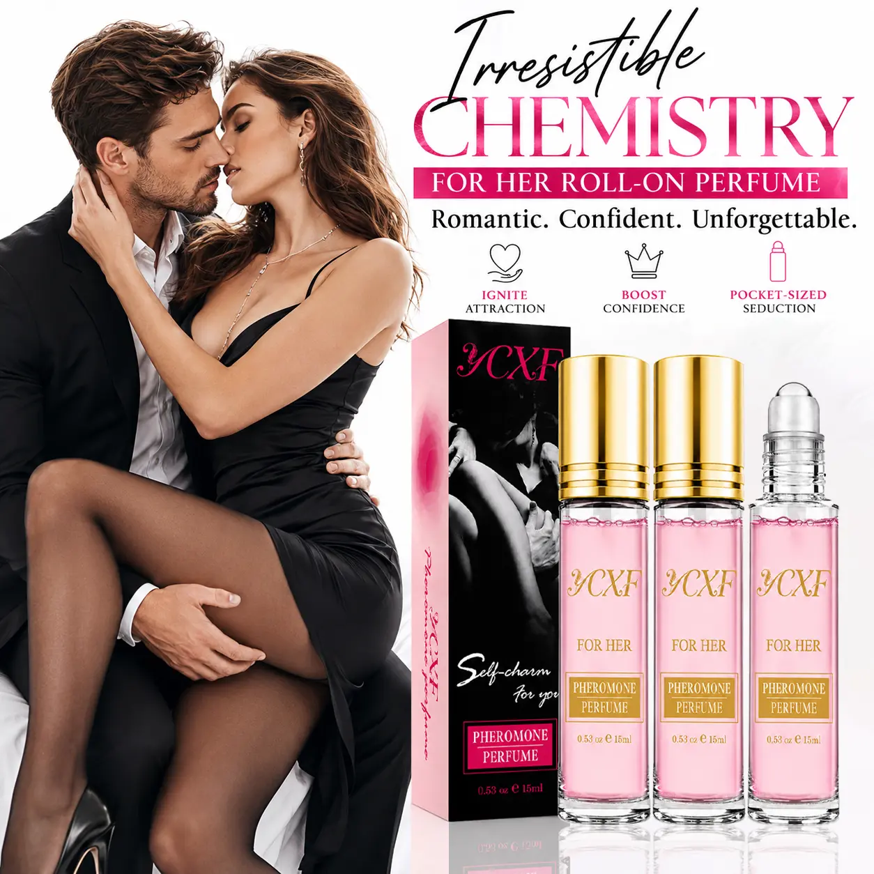 3pcs New Model Venom Pheromone Roll On Perfume Oil for Women Eau de Parfum 10ml/15ml Long Lasting 12H Soft  Scent for Date Night Daily Wear Halloween Christmas Valentine Gift for Her Gourmand Long-Lasting Solar White  Perfume sahari good chypre