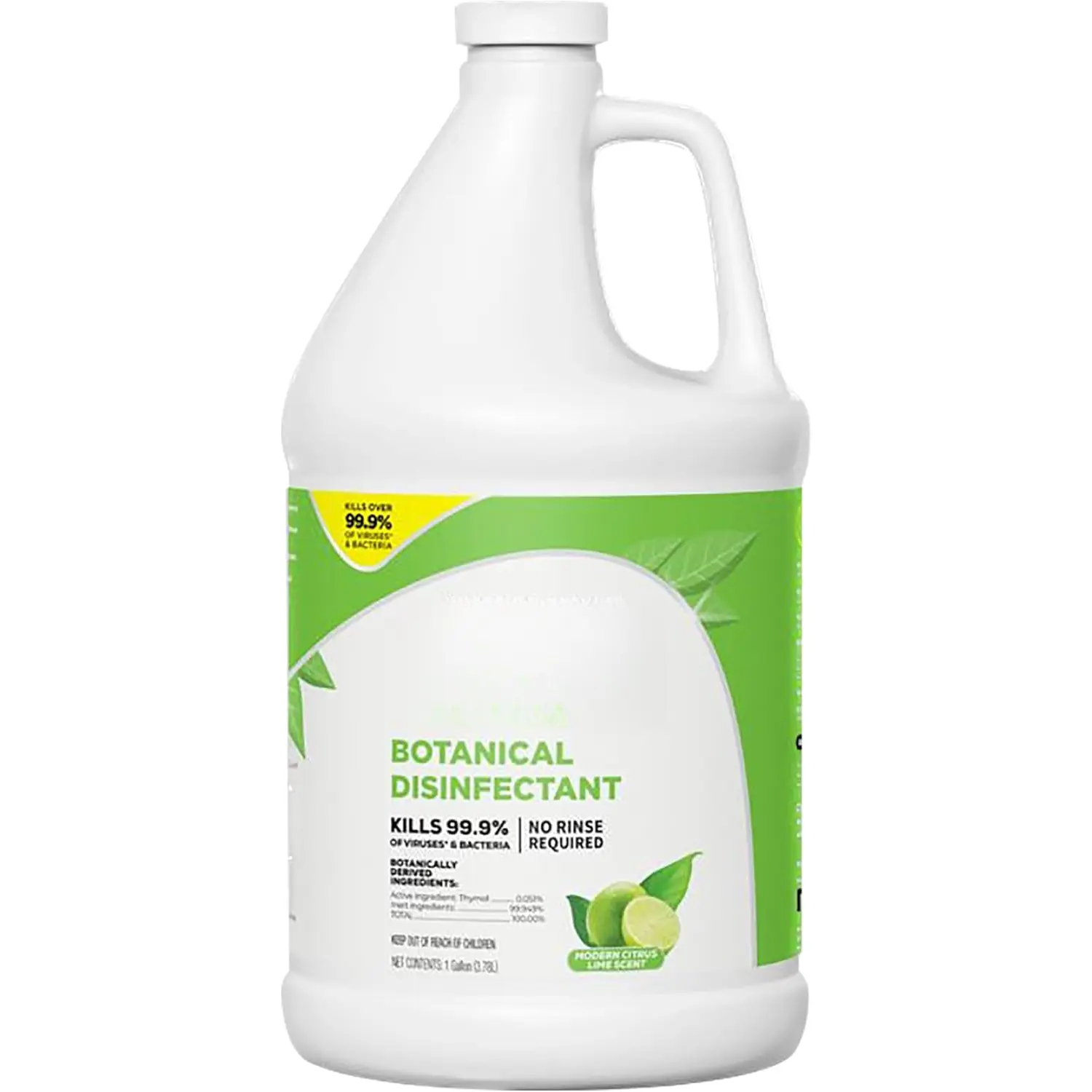 Botanical Disinfectant and Cleaner,  99% of Household  and Viruses, EPA Registered, 1 Gallon