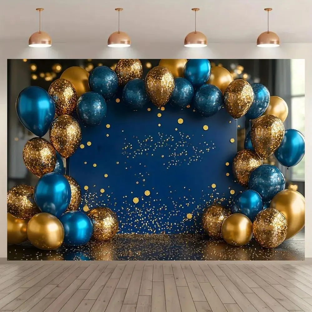 Balloon Backdrop, 1 Count Colorful Balloon Arch Kit, Birthday Party Banner, Photo Props Background Cloth, Cake Table Background Decoration, Home Decor