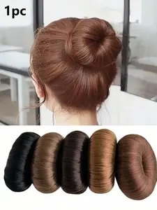Wig Bun Hair Tie Hair Accessories Fluffy Donut Bun Braided Hair Styling Tools Hair Accessories， Women Hair Maker Donut Magic Foam Sponge Big Ring Hair Styling Tools Headdress Hairstyle Hair Accessories,Hair Donut Hair Bun Maker, Ballet Buns Maker,