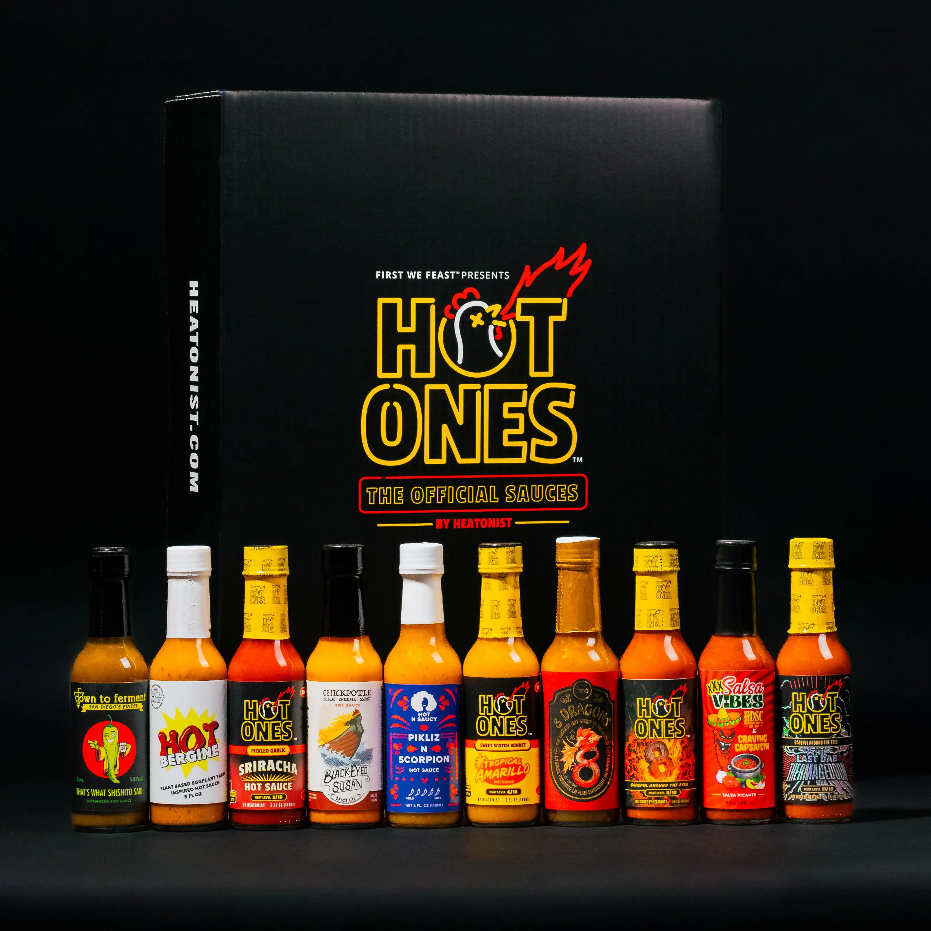 Hot Ones Hot Sauce Challenge (10-pack)
