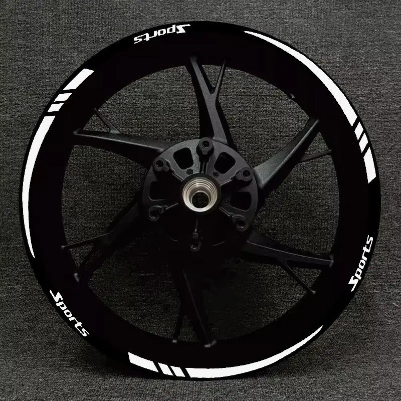 Car Wheel Sticker, Reflective Car Wheel Decal, Motorcycle Wheel Sticker, Automotive Car Exterior Decoration Accessories