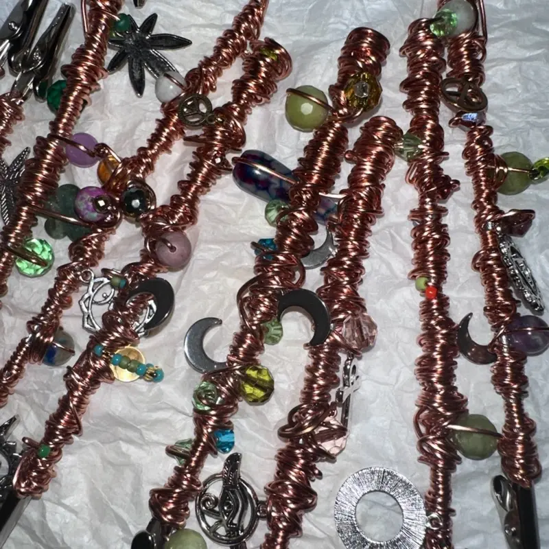 Copper Wrapped Earth Wands