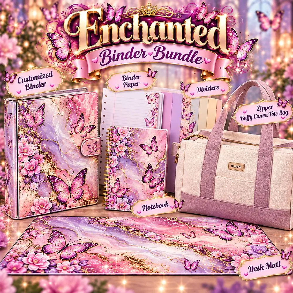 Customized Character Binder bundle(Desk Mat) Customized Character Binder bundle(Desk Mat)