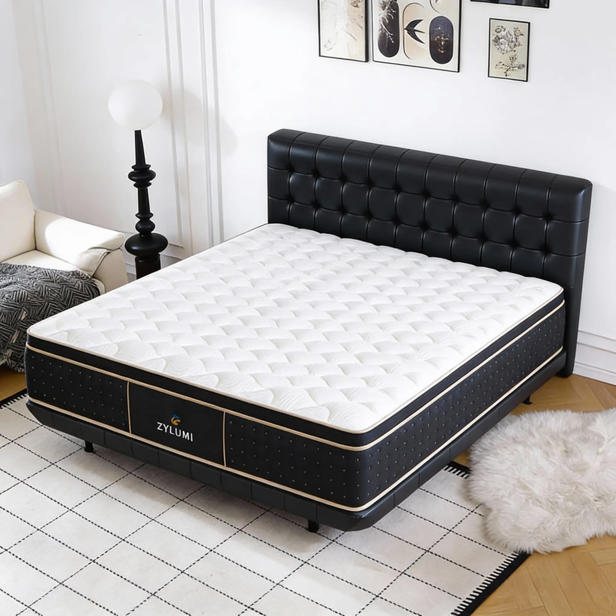 10/12/14 Inch Twin, Full, Queen, King Mattress Memory Foam And Spring, Hybrid MattressMedium Firmness Comfortable sweet night hybrid bed modern Mattress Outdoorfun Comfy, Foldable Mattress, Neck Support