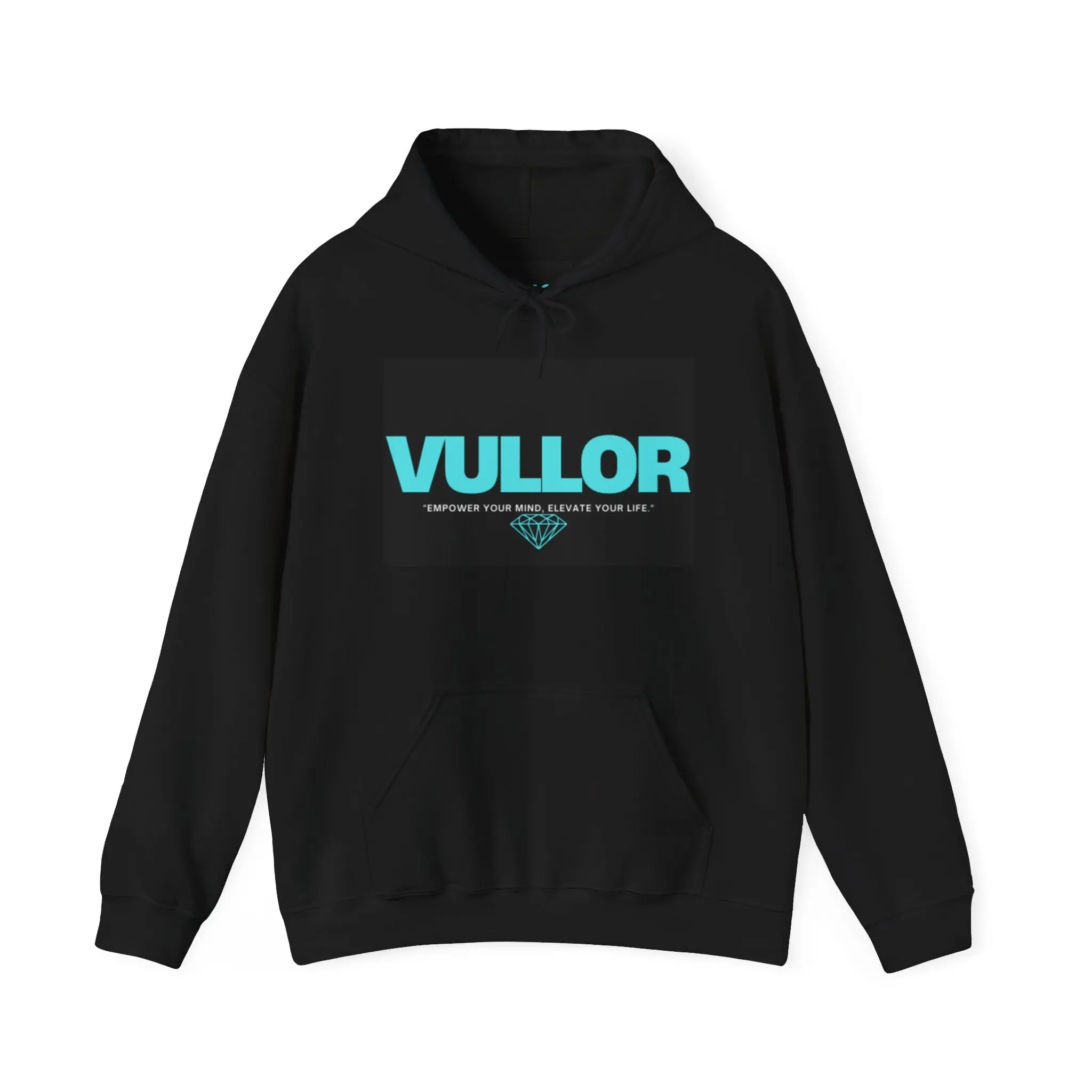 Motivational VULLOR OG STYLE Turquoise Logo Hoodie