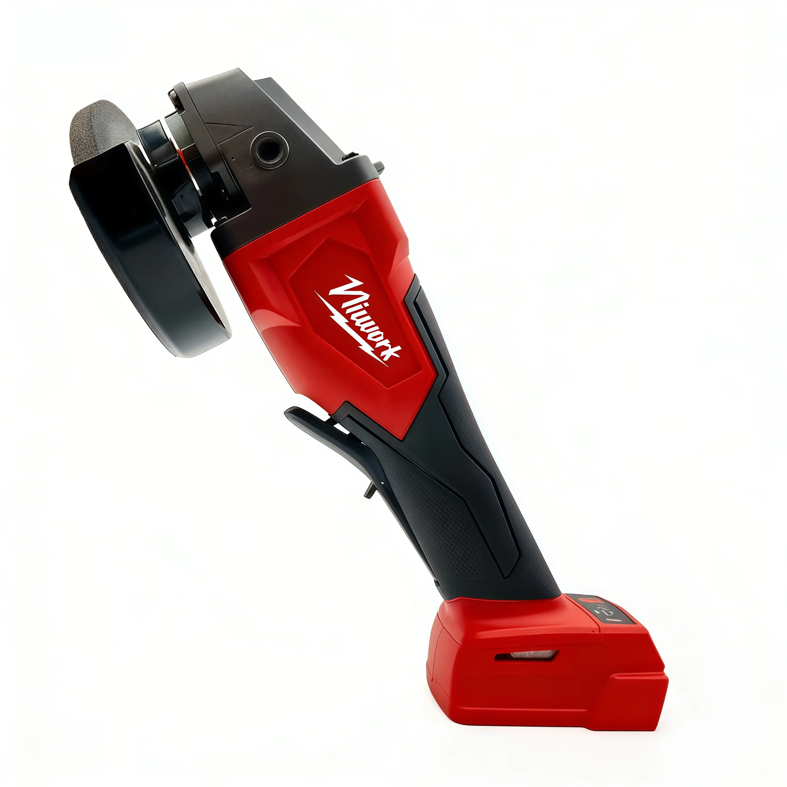 NiuWork 4-1/2 inch Cordless Angle Grinder – M18 Battery Compatible | Powerful metal and concrete cutter with brushless motor, rust-resistant design, ideal for auto repair, construction, and DIY projects.