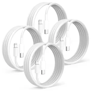 4PCS PD to Lightning Fast Charging Cable 3.3ft/1M,(MFi Certified) USB C Type C to Lightning Cord 2M,Apple USB C Lightning Cable Super Fast Charger for iPhone 14/14 Pro 13/13 Pro/12/12 Mini/12 Pro Max/11 Pro/X/XS/XR