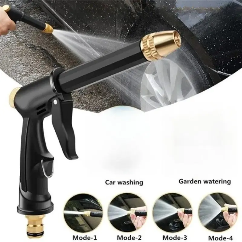 Home Car Wash Water Gun, Garden Hose Nozzle Spray Tool, Home Cleaning Tool, Abs Material, Efficient Washing Solution