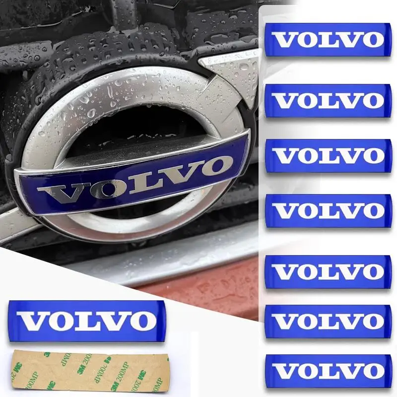 For VOLVO XC60 S60 XC70 XC90 S40 V40 V60 Front Grill Emblem badge Rear Trunk Badge Sticker Steering wheel sticker Accessories