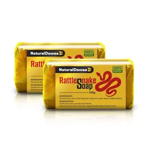 NaturalDawaa Rattlesnake Soap (140g) - 2 Pack Jabon de Vibora de Cascabel(Hechos a Base de Aceite) Made in Mexico skincare acne Facial Cleansing Skin