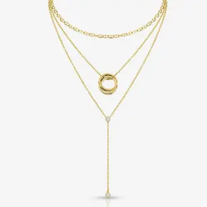EVRY JEWELS Gold or Silver Plated Women's Effortless Luxe 3 Piece Bundle Bundle