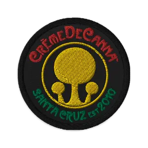 Creme De Canna Embroidered Patch