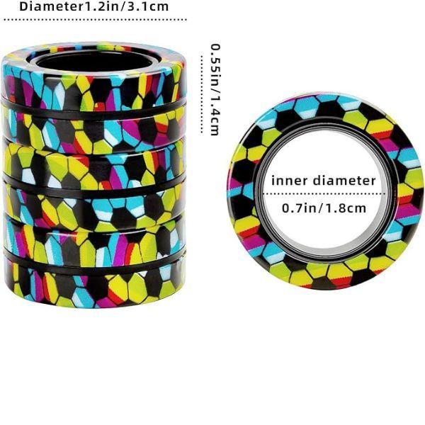 Magnetic Fidget Rings Set (3PCS) ADHD Fidget Toys for Adults & Kids Anxiety Relief Magnetic Spinner Rings Sensory Fidget Pack for Stress Relief Desk Toys Gift for Teens & Adults Magnetic Fidget Rings Set (3PCS) ADHD Fidget Toys for Adults & Kids Anxiety Relief Magnetic Spinner Rings Sensory Fidget Pack for Stress Relief Desk Toys Gift for Teens & Adults