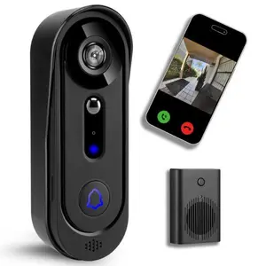 Video Doorbell Camera Wireless ,Alert, Night Vision,Indoor Chime,Two Way Audio,Battery Power,Only 2.4Ghz