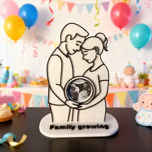 Baby First Encounter Memorial Photo Frame, Ultrasound Creative Decorative Decoration, Pregnancy Gift, Newborn Keepsake, Mother's Day Gift, Perfect Gift