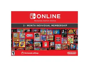 Nintendo Switch Online 3-Month Individual Membership [Digital Code]
