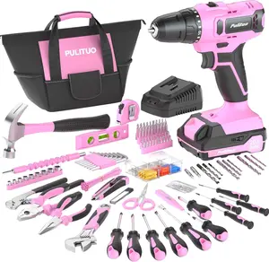 3.6V USB Cordless Power Screwdriver & Drill Kit, 40pcs Complete General Tools Set for Home Repairs - Power Tools for Household Fixes