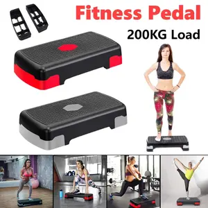Fitness Height Stepper Aerobic Step Machine, Heart-Lung Board Exercise Equipment, Stable Load Capacity 200kg, Home Gym Foot Pedal, Workout Accessories
