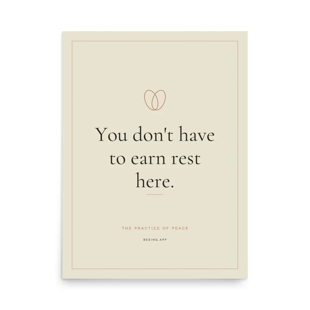 Poster 18x24 — Rest ($19.99)