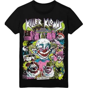 Unisex Killer Klowns Classic Horror Movie Graphic Short-Sleeve T-Shirt, 100% Cotton Casual Round Neck Sports Top, S-4XL Streetwear Printed Tee (Sports & Outdoor Clothing), Shortsleeve, Tshirt, Sporty Sports Tops