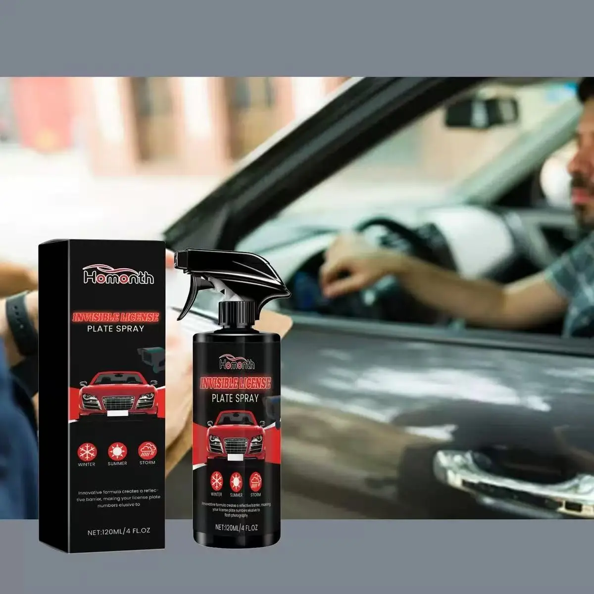 Homonth Car Spray Paint, Long-Lasting Body Coating, Easy Carry Protection, Daily Use Automotive Spray, Convenient Car Care Solution