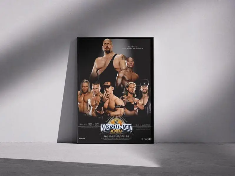 WWE Wrestlemania 24 Poster  - A Must-Have for Wrestling  Fans poster #184