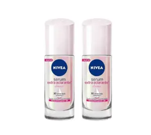 NIVEA Classic Serum Deodorant Tono Natural - 96h Protection with Vitamin C for Brightening & Moisturizing Underarms Roll-on Deodorant 50g