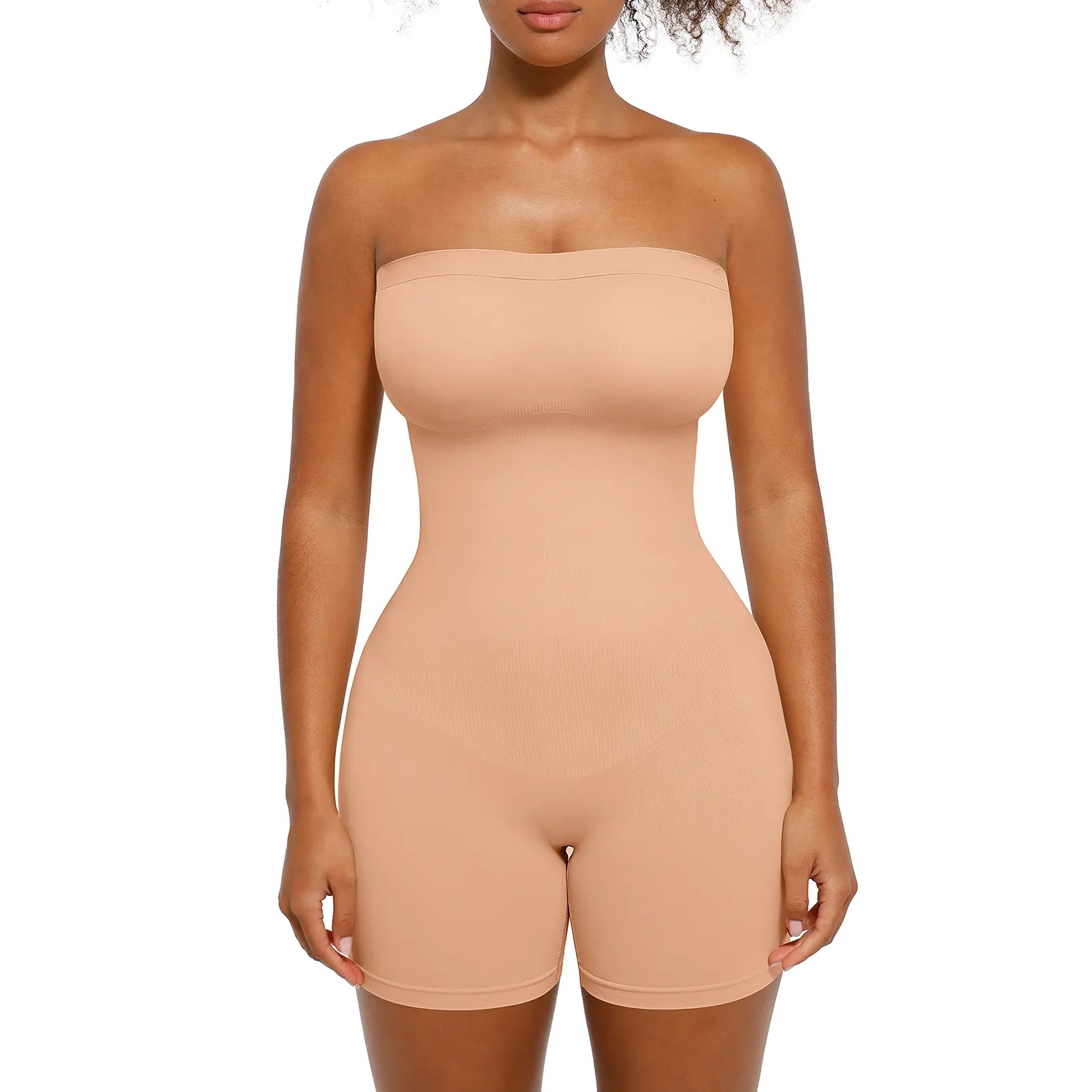 FeelinGirl Strapless Shapewear Bodysuit for Women Seamless Butt Lifter with Removable Straps FeelinGirl Strapless Shapewear Bodysuit for Women Seamless Butt Lifter with Removable Straps