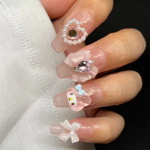 Sweet Melody handbag press on nail# C045