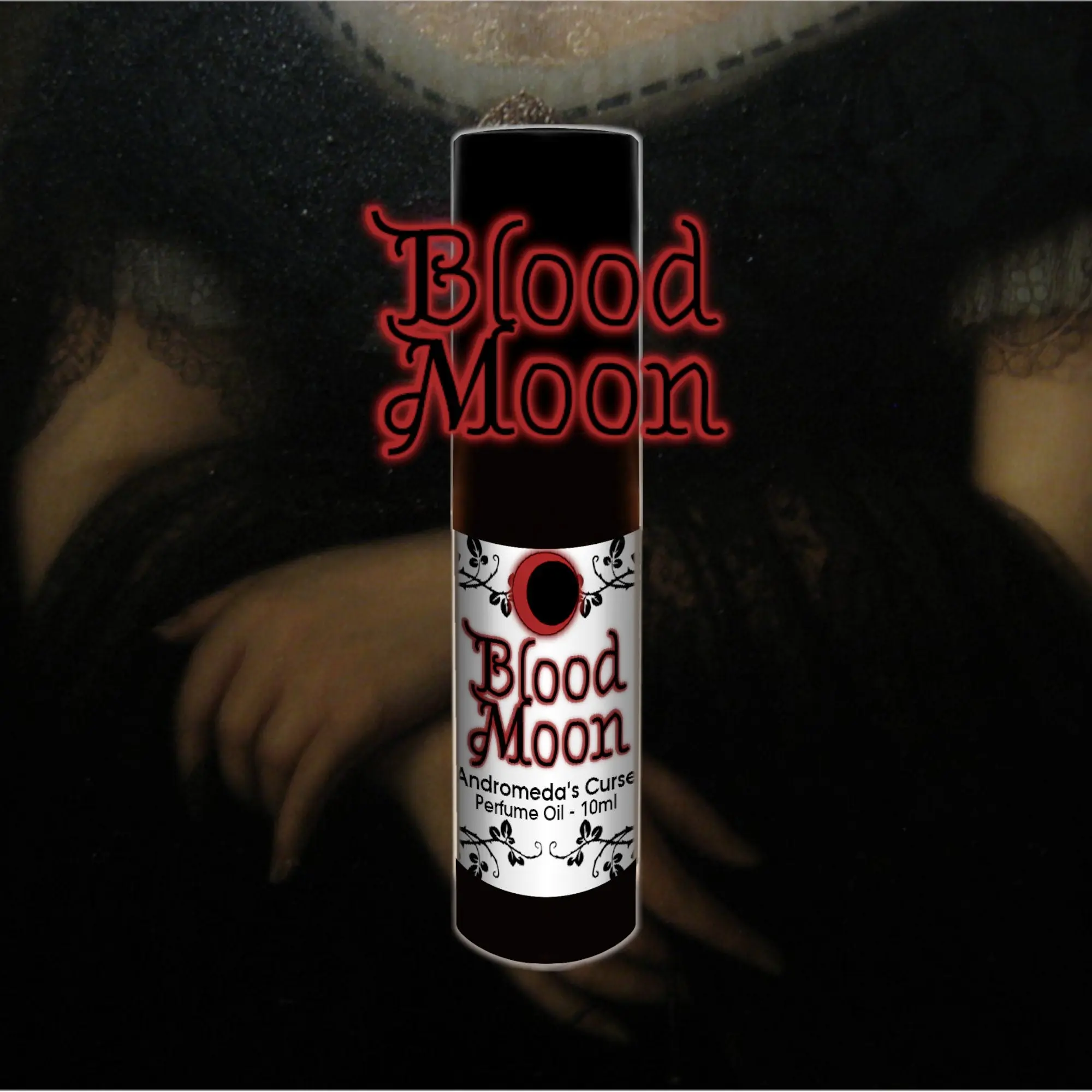 Bloodmoon - Dripping Wax, Rose, Old Coffins - Rollerball Perfume Oil