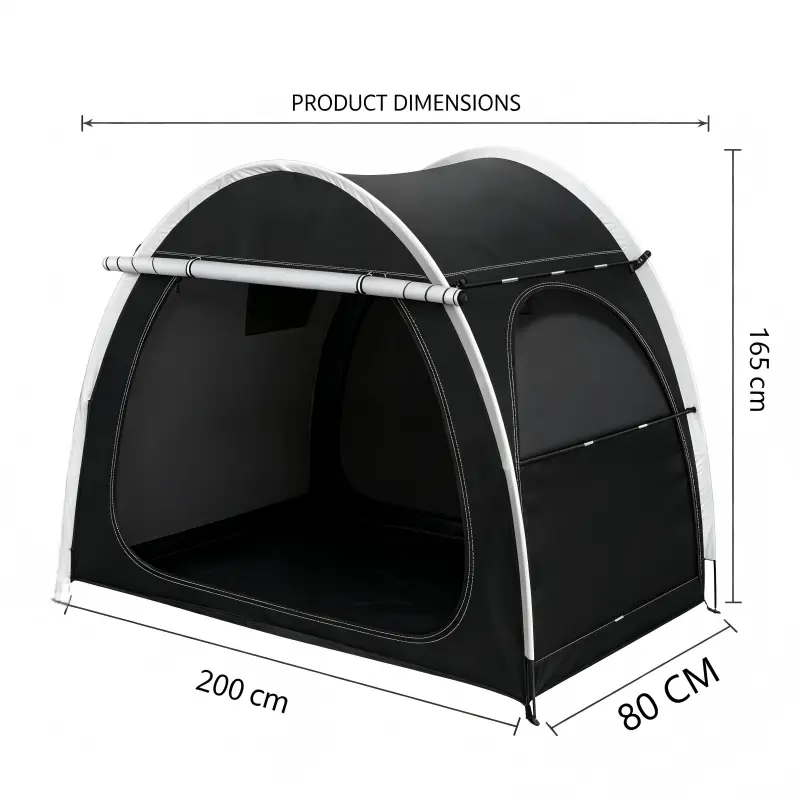 Waterproof Bike Storage Tent, Heavy-Duty Portable Shed for Backyard with Silver-Coated UV Shield and Ventilation Window outdoor cycling accessory, Metal Zipper