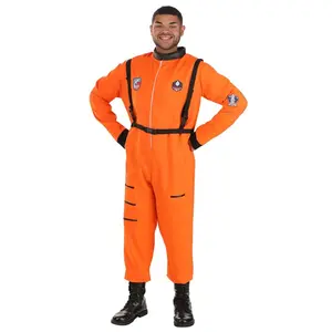 Plus Size Adult Classic Orange Astronaut Costume