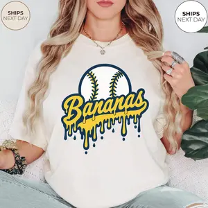 Savannah Bananas Baseball Shirt, Dripping Baseball Shirt, Game Day Shirt, Baseball Mom Shirt
