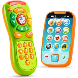 Baby Toy Phone, Remote and Smartphone with Music, Fun Learning Musical Toys  Babies, Boys or Girls, Holiday Stocking Stuffers, Birthday Gifts  Kids, Easter Basket Stuffers