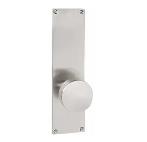 Emtek 8113.CCUS26.KNKUS26 SELECT Passage , Sideplate Locksets Modern Non-Keyed 9" , Conical Stem , Knurled Knob