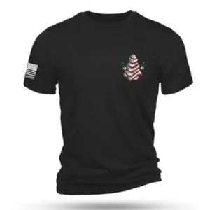 Nine Line Cake Tree Triblend Short Sleeve Shirt Black 2XL