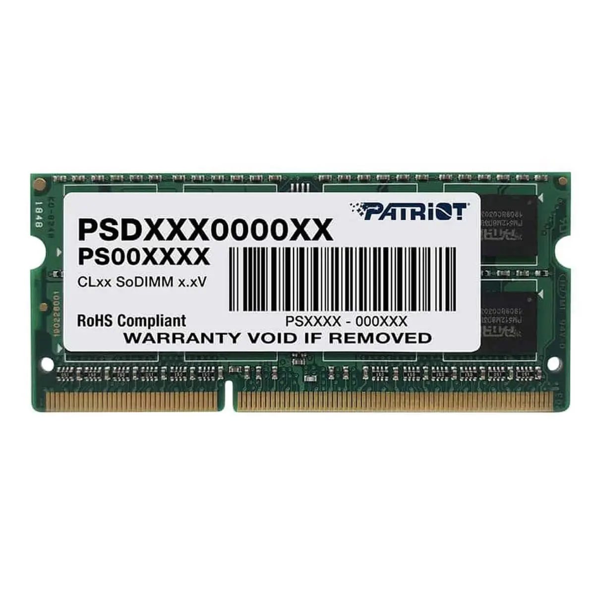 Patriot Signature Line DDR3L 8GB (1x8GB) 1600MHz CL11 SODIMM Laptop/Notebook Memory Module