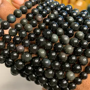 Rainbow Obsidian Crystal Bracelets