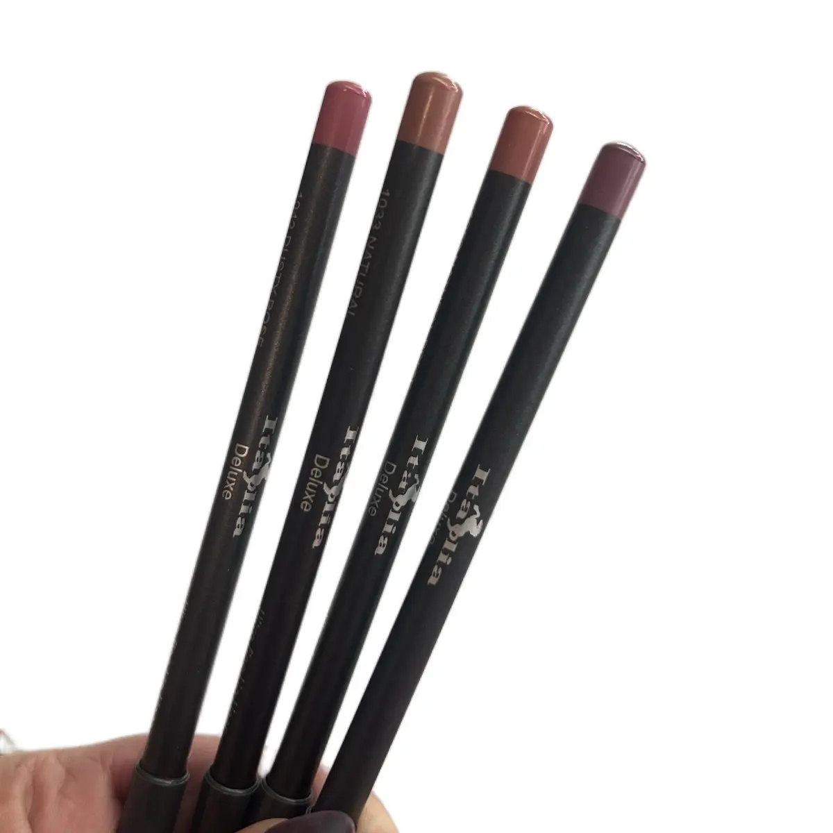 Beauty & Personal Care 4-Piece Gel Lipliner Multi-Pack, Italia Pen-Shaped Cosmetic with Precision Tip for Makeup Application, 24-Month Shelf Life, No Harmful Additives, Beauty Products, Lip Liner Stain, Apply Precisely, Four Pieces