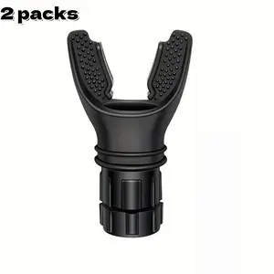 Portable Adjustable Resistance Lung Exercise Tool, 2-Pack Breath Training Device, Fitness Equipment for Gym Workouts, Abdominal Breathing Trainer