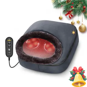 COMFIER Shiatsu Foot Massager with Heat- Kneading Back Massager with Heating Pad, Heated Foot Warmer, Electric Feet Massager Machine for Foot Stress Relief