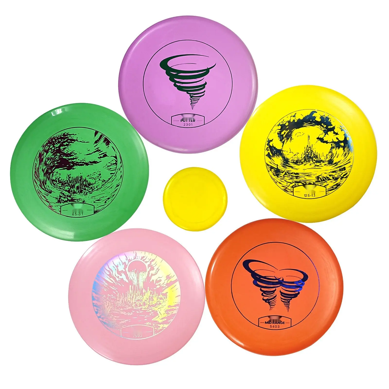 Disc Golf Set With 5 Discs And Mini Disc Marker For Beginners Outdoor Backyard Training And Practice Kit, Durable Plastic Discs, Portable Carry Case, And Casual Play Gear For Park Or Yard